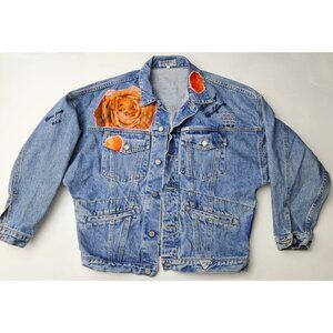 Rare Vintage GUESS by Georges Marciano Women's Denim Jacket - Size Medium